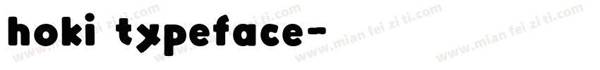 hoki typeface字体转换